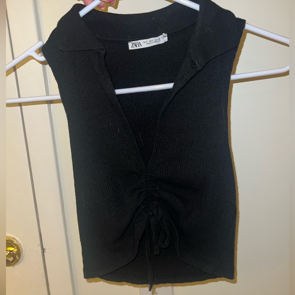 Black Collared Tank